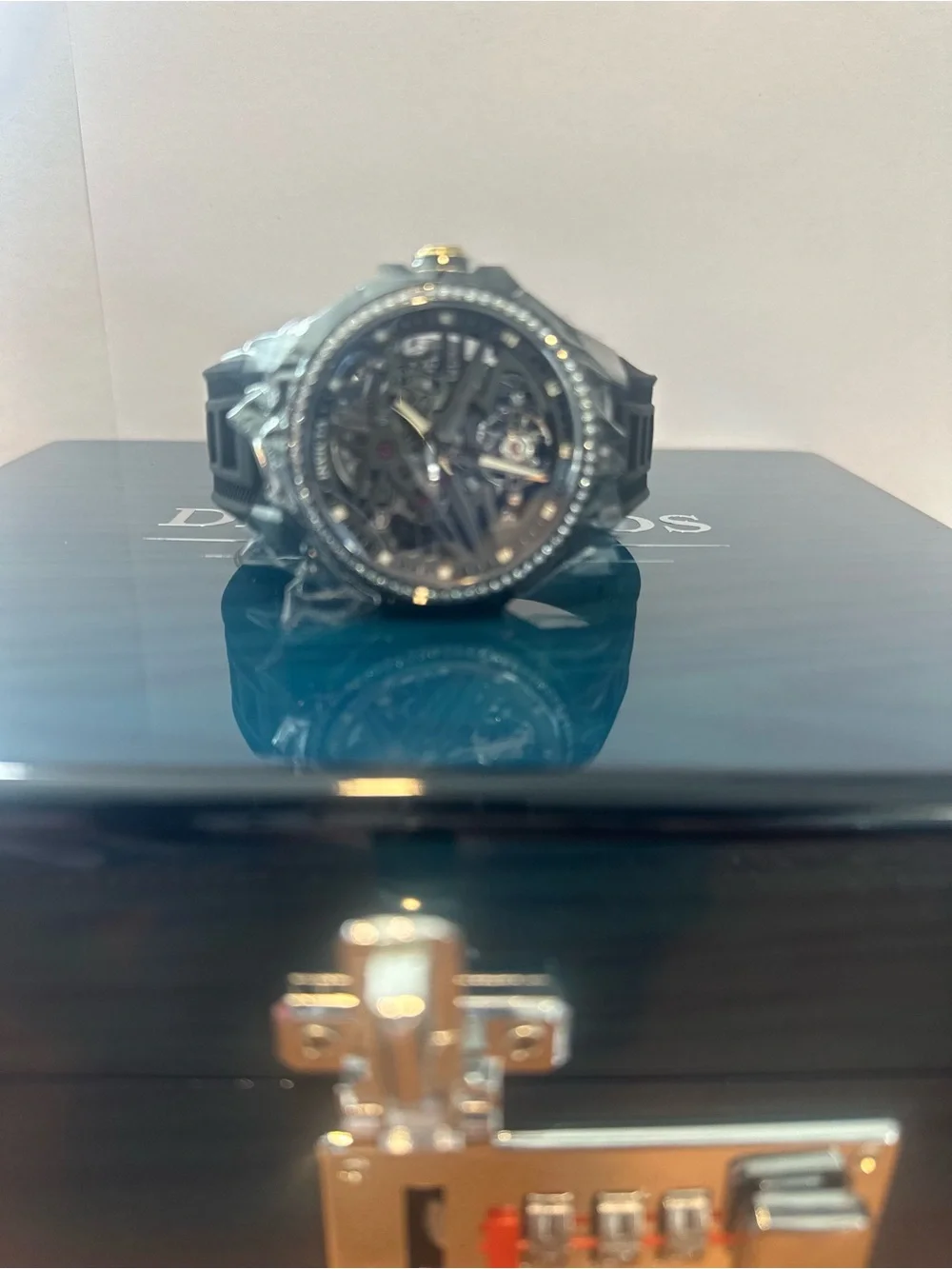 Invicta Objet D Art Astradia Lab Grown Diamond Automatic Men's Watch (70121)